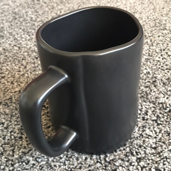 Rae Dunn STRENGTH Black Ceramic Coffee Mug - Picture 4 of 6